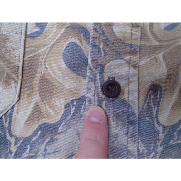 Vintage Liberty Realtree Camouflage Mens Size XXL Camo Button Up Hunting Shirt - Picture 3 of 13